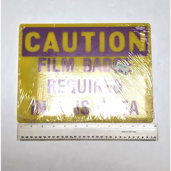 VTG Man Cave Dorm 5 Emergency Safety OSHA Plastic Graphic Colorful Signs NEW - Picture 10 of 12